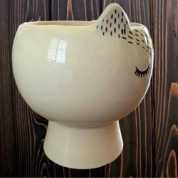 Sweet Sleeping Fox Large Mug Round Pedestal Base 20oz White Farm Animal Cup - Picture 5 of 7